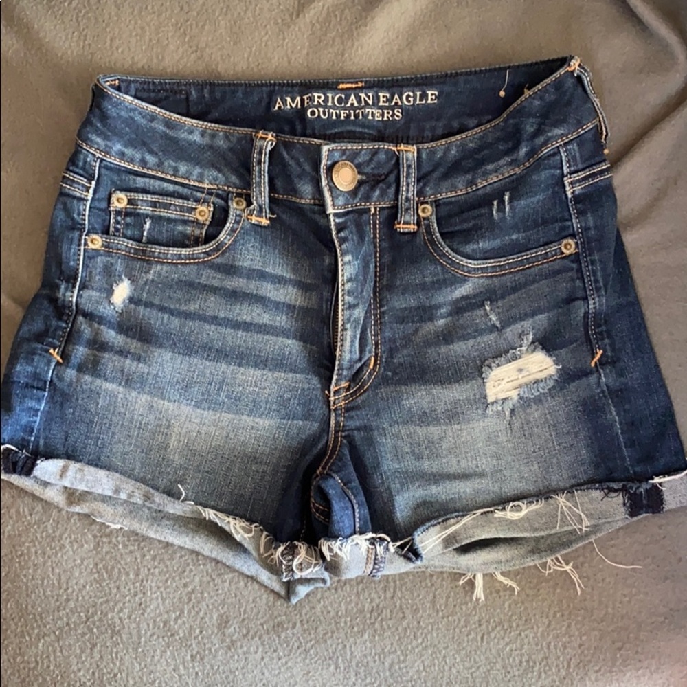 AE high rise shorts